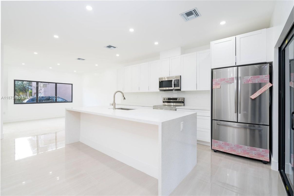 Interior, Kitchen, Recessed Lighting, Stainless Steel Appliances