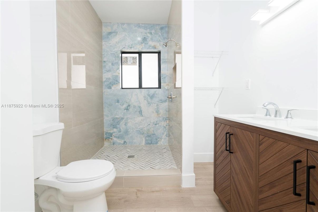 Bathroom, Interior, Wood Texture Flooring