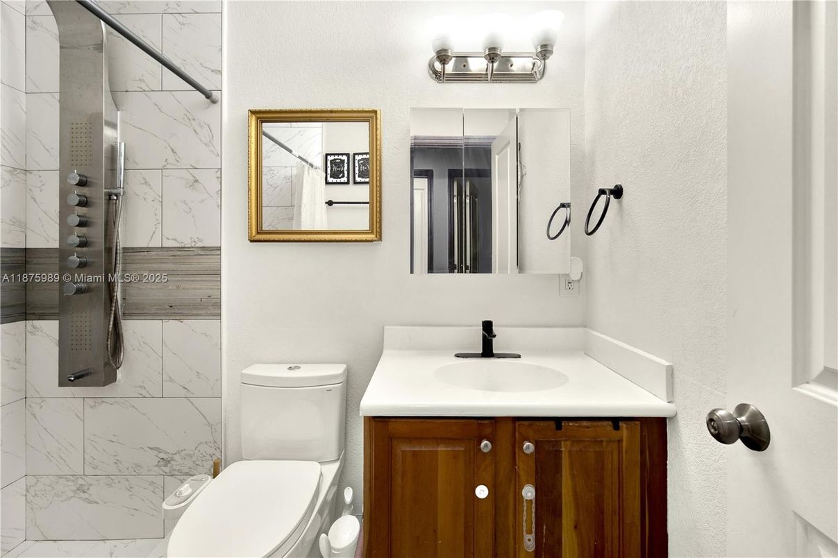 Bathroom, Interior, Marble Walls