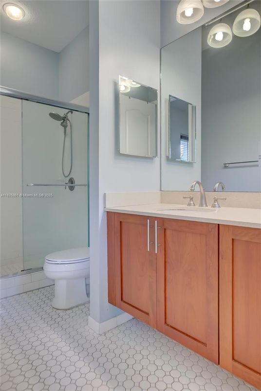 Bathroom, Dual Sink Vanities, Glass Shower, Interior