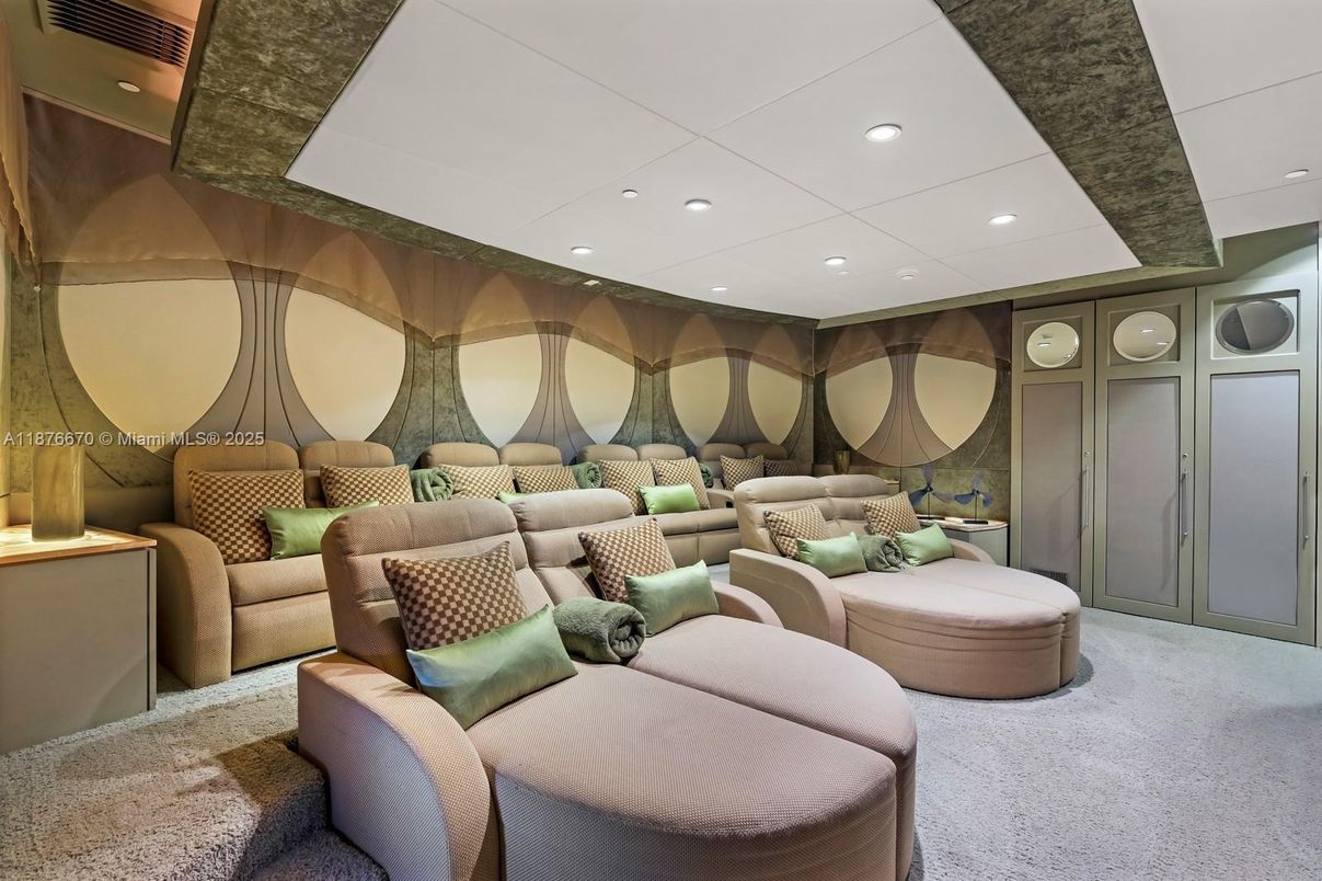 Home Theatre Room, Interior, Recessed Lighting, Theatre Room