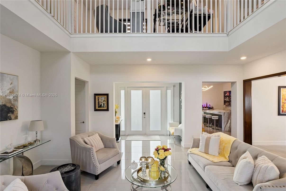 Interior, Living room, Recessed Lighting