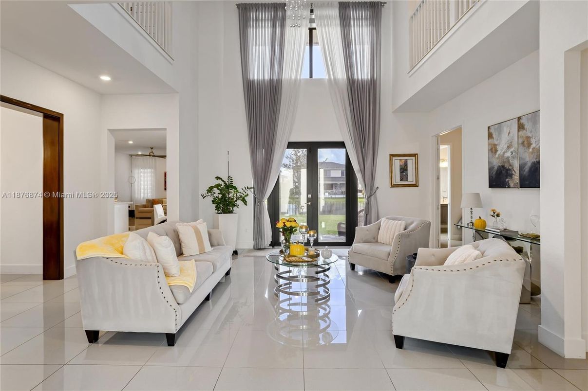 Interior, Living room, Recessed Lighting