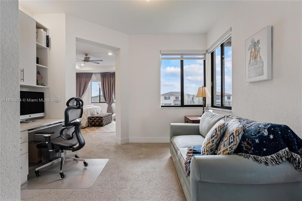 Home Office, Interior, Recessed Lighting