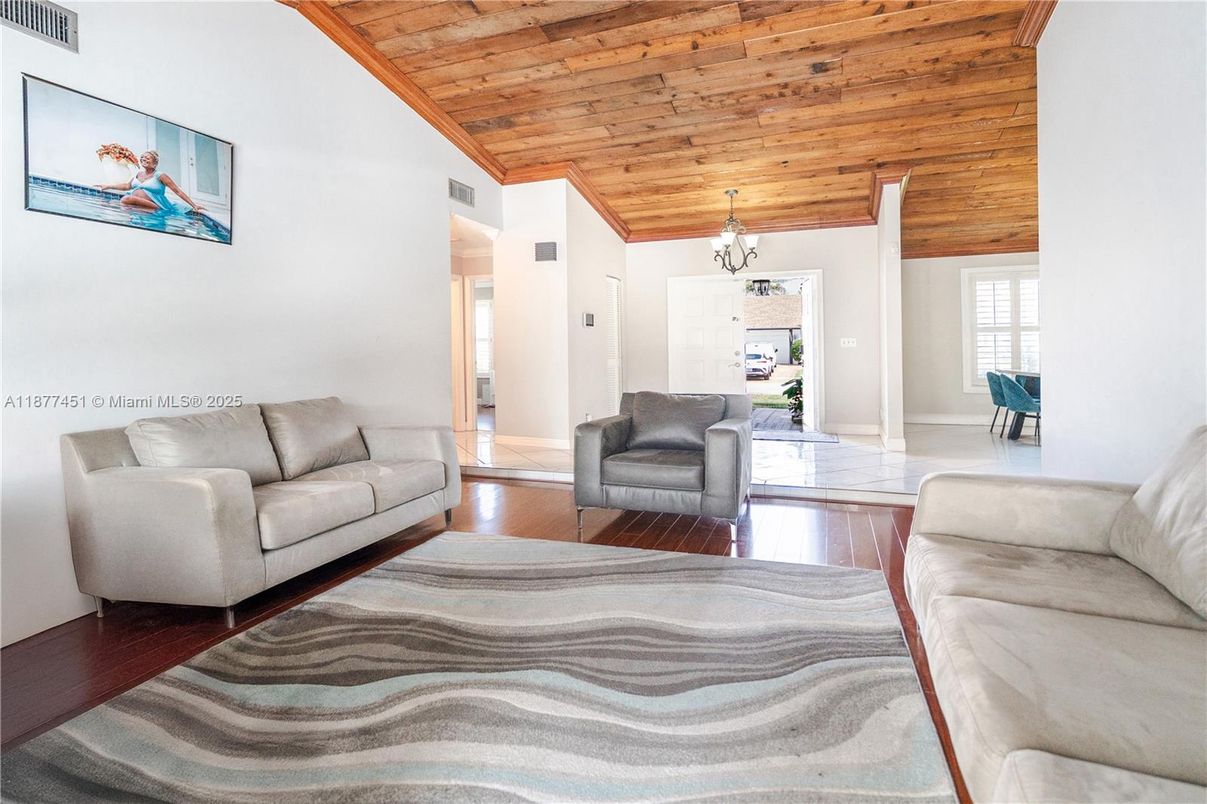 Chandelier, Interior, Living room, Wooden Ceilings, Wood Texture Flooring