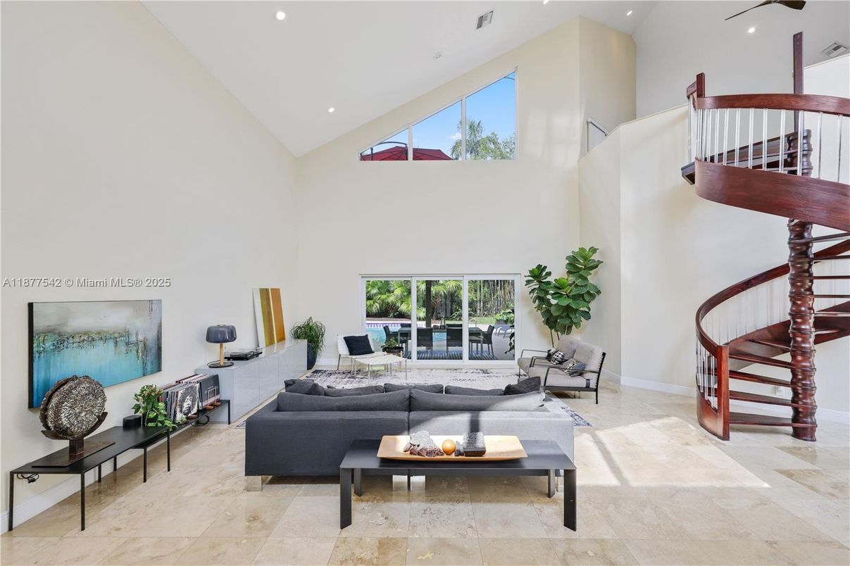 Interior, Living room, Recessed Lighting