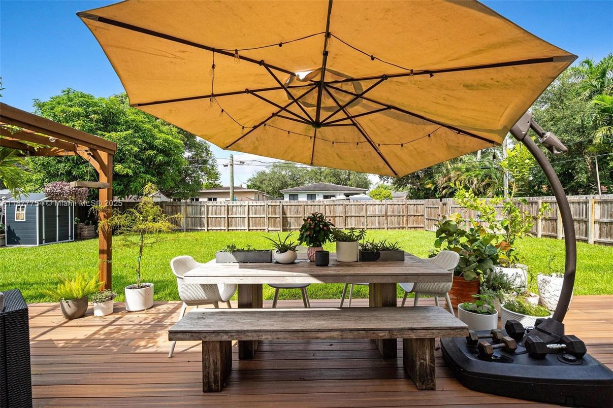 Backyard, Exterior