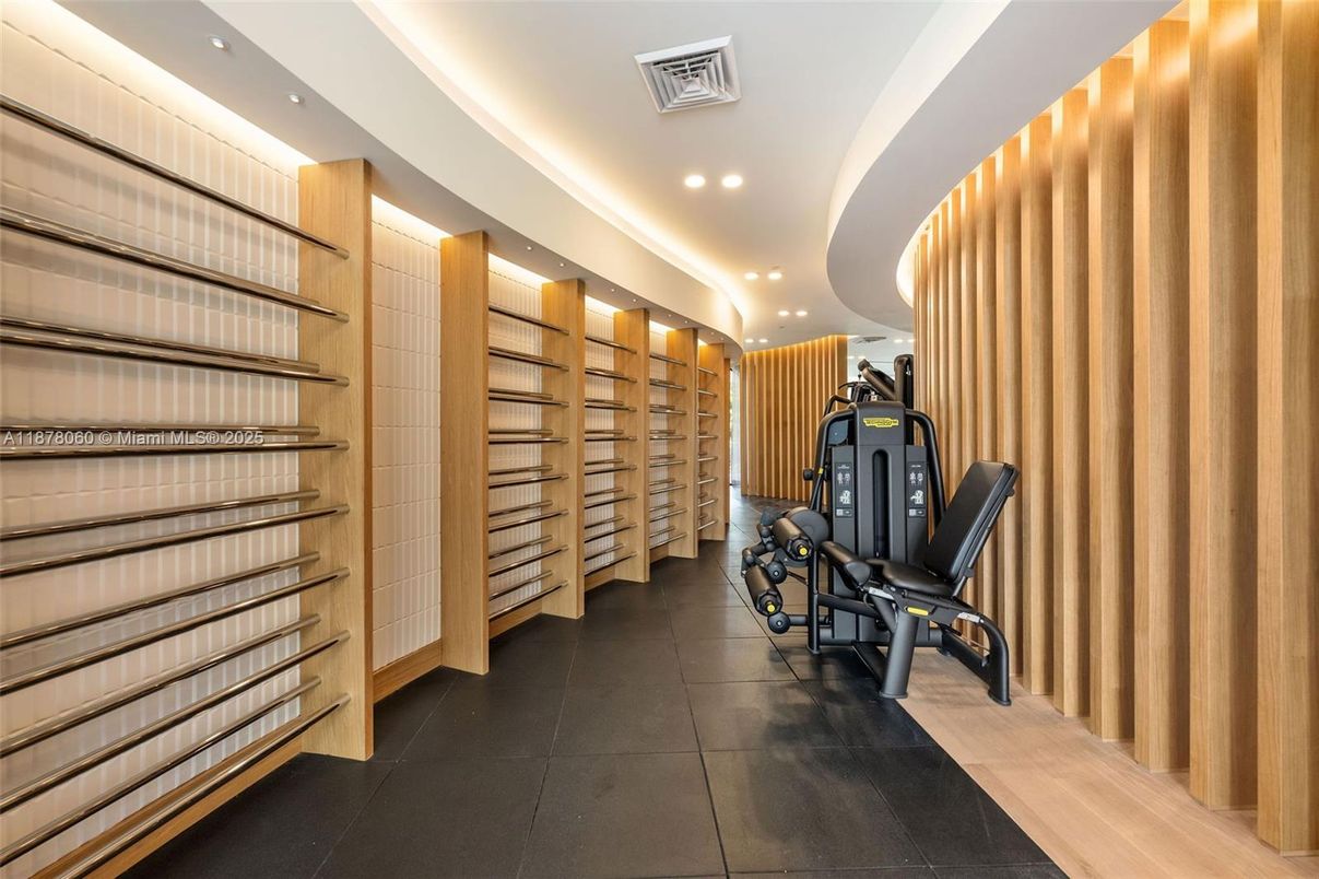 Fitness Equipment, Interior, Recessed Lighting
