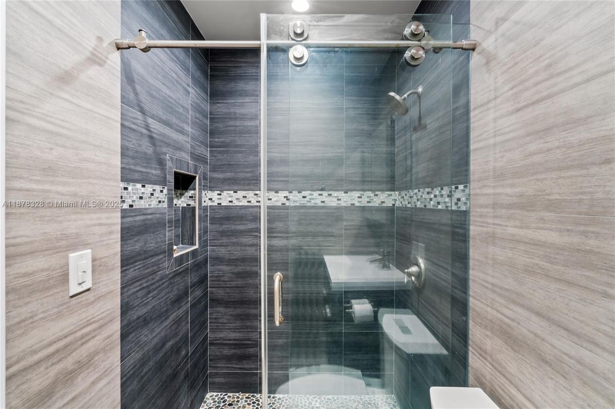 Bathroom, Glass Shower, Interior