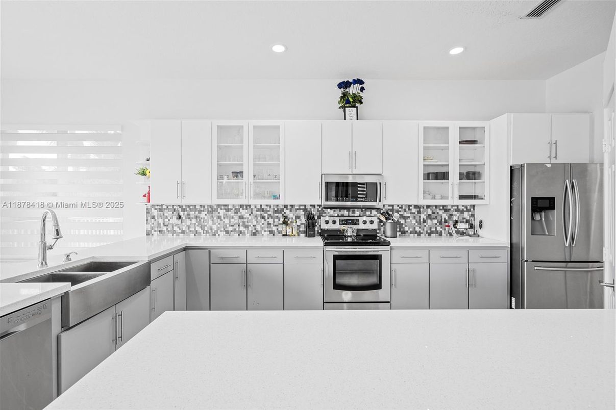 Interior, Kitchen, Recessed Lighting, Stainless Steel Appliances