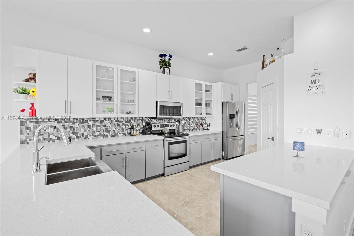 Interior, Kitchen, Recessed Lighting, Stainless Steel Appliances