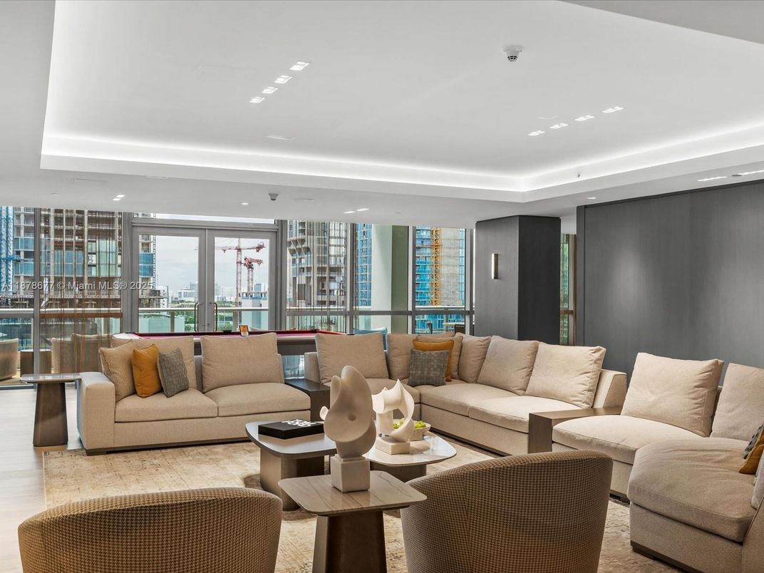 Interior, Living room, Recessed Lighting