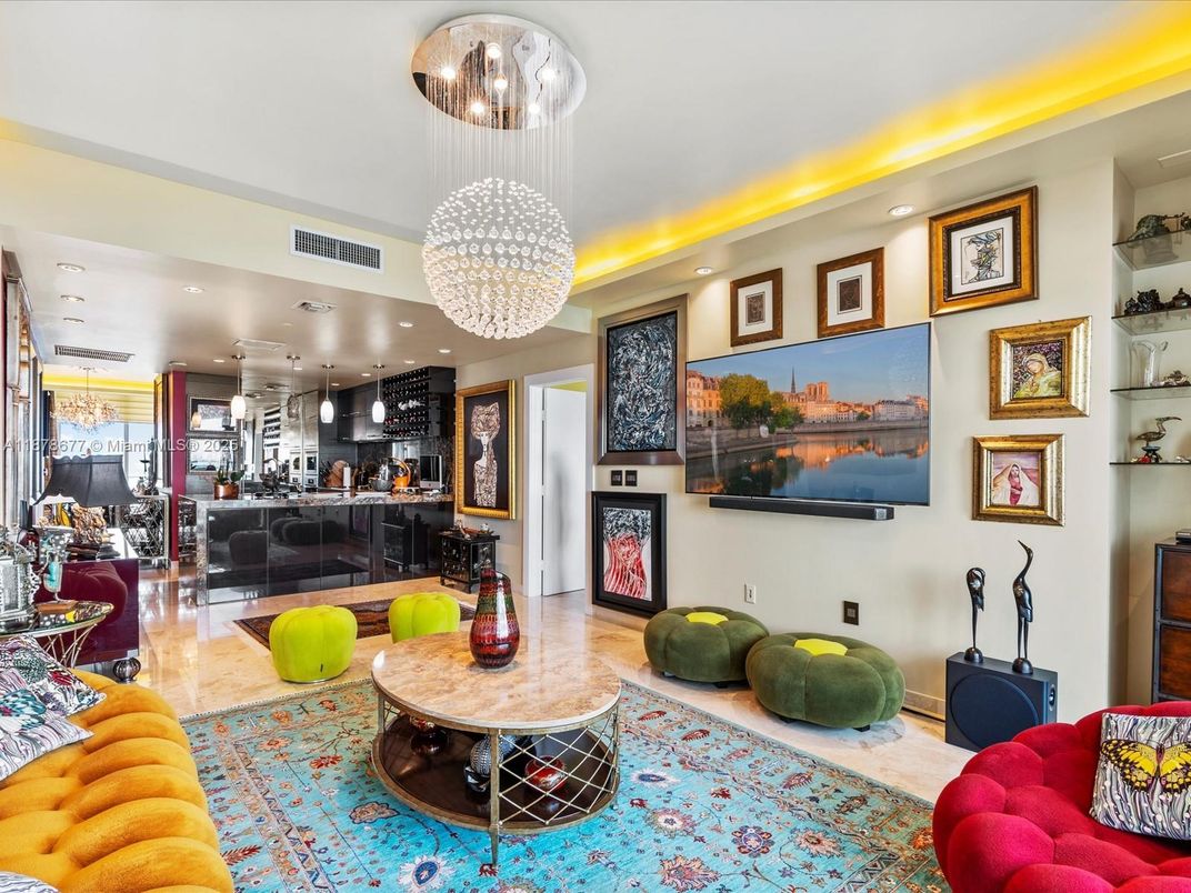 Interior, Kitchen, Living room, Pendant Lights, Recessed Lighting