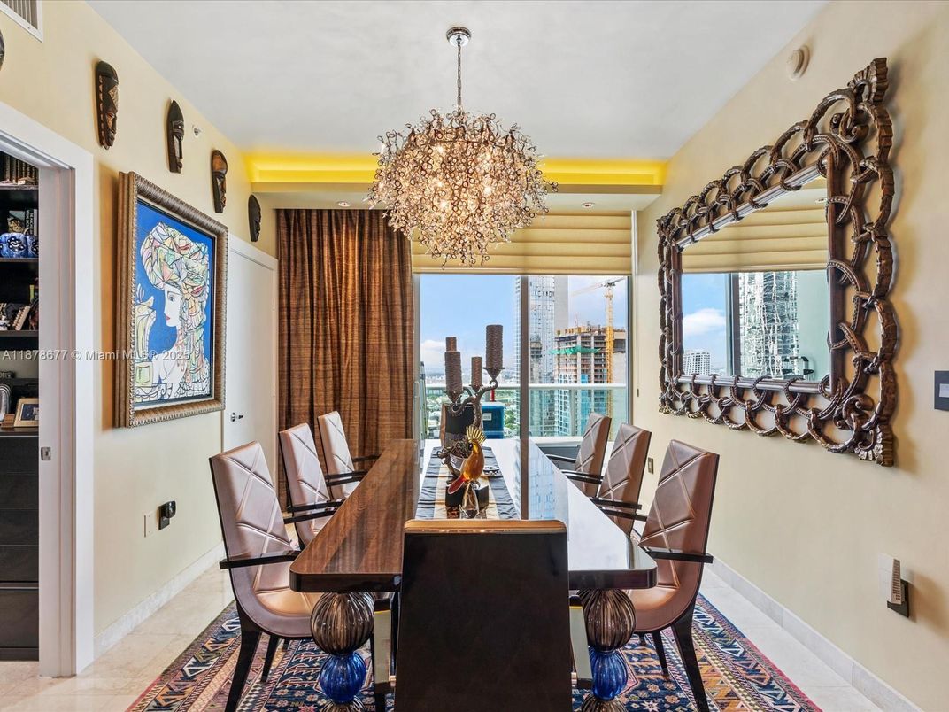 Chandelier, Dining room, Interior