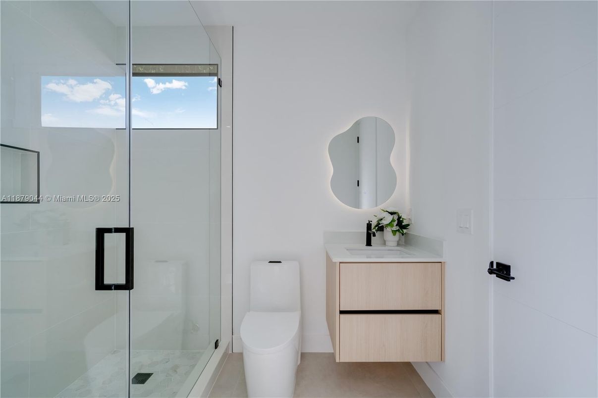 Bathroom, Glass Shower, Interior