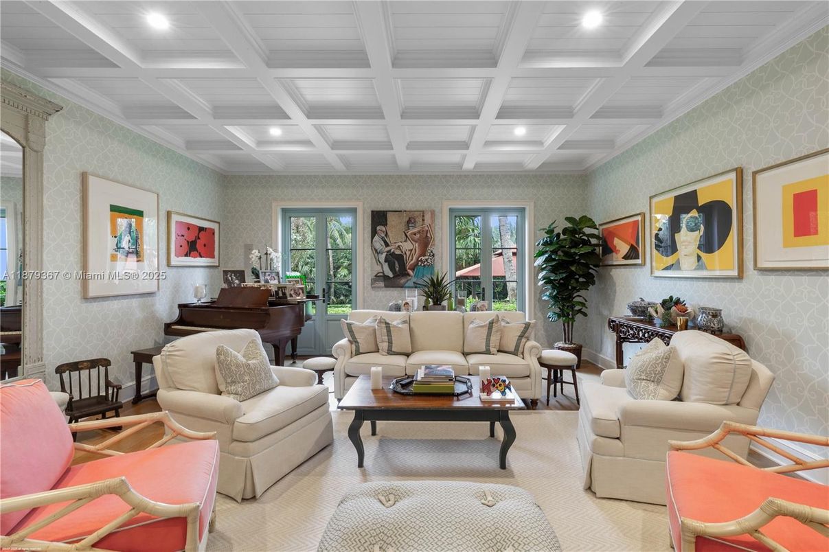 Interior, Living room, Piano, Recessed Lighting