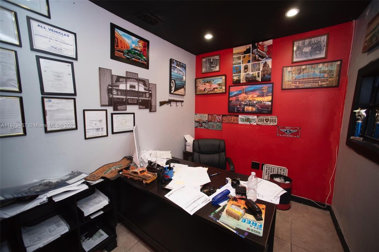 Home Office, Interior, Recessed Lighting