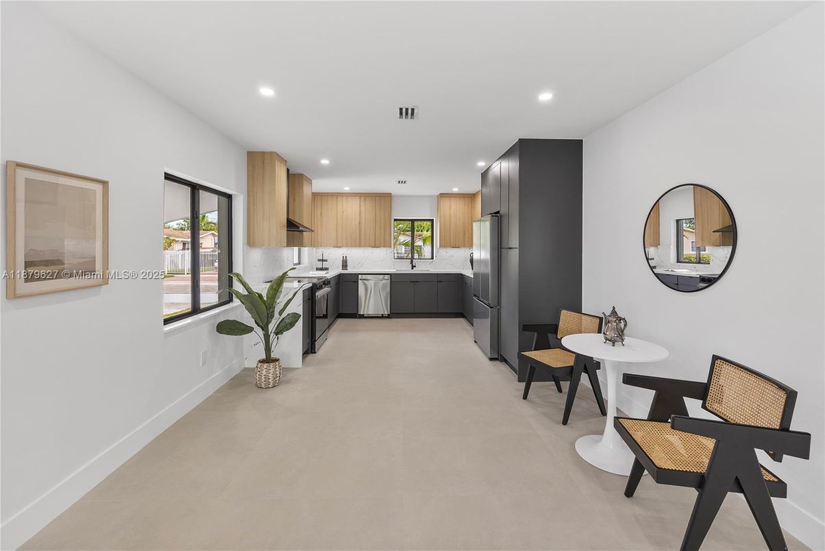 Interior, Kitchen, Recessed Lighting, Stainless Steel Appliances