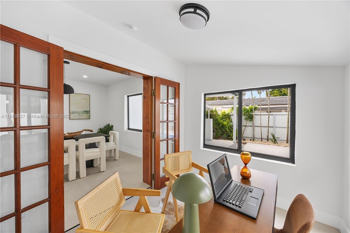 Home Office, Interior, Recessed Lighting