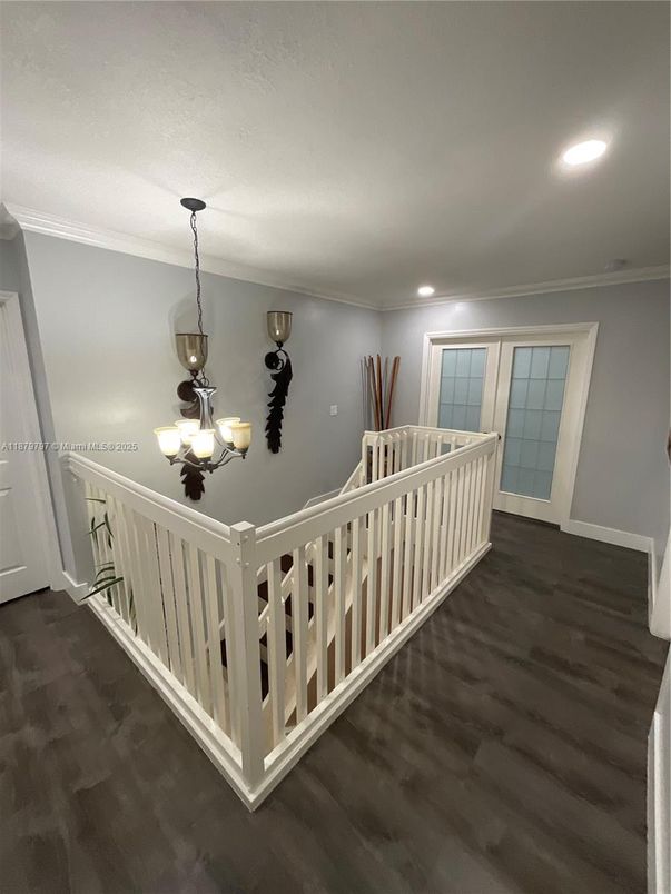 Chandelier, Interior, Recessed Lighting, Wood Texture Flooring