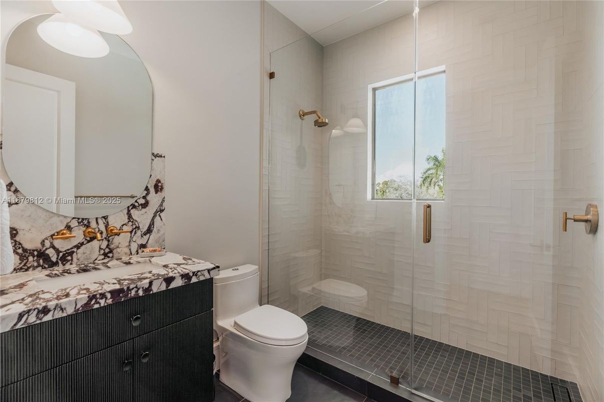 Bathroom, Glass Shower, Interior