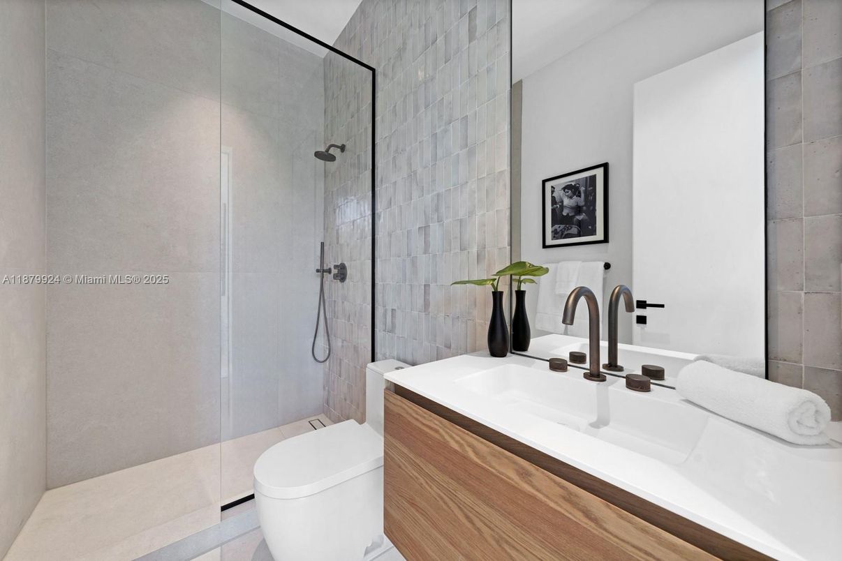 Bathroom, Glass Shower, Interior