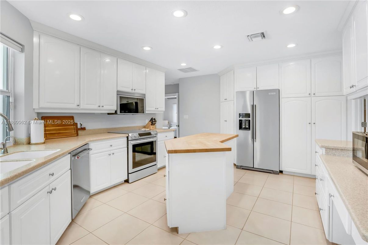 Interior, Kitchen, Recessed Lighting, Stainless Steel Appliances