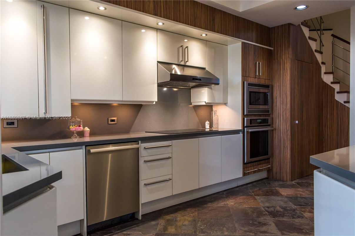 Interior, Kitchen, Recessed Lighting, Stainless Steel Appliances