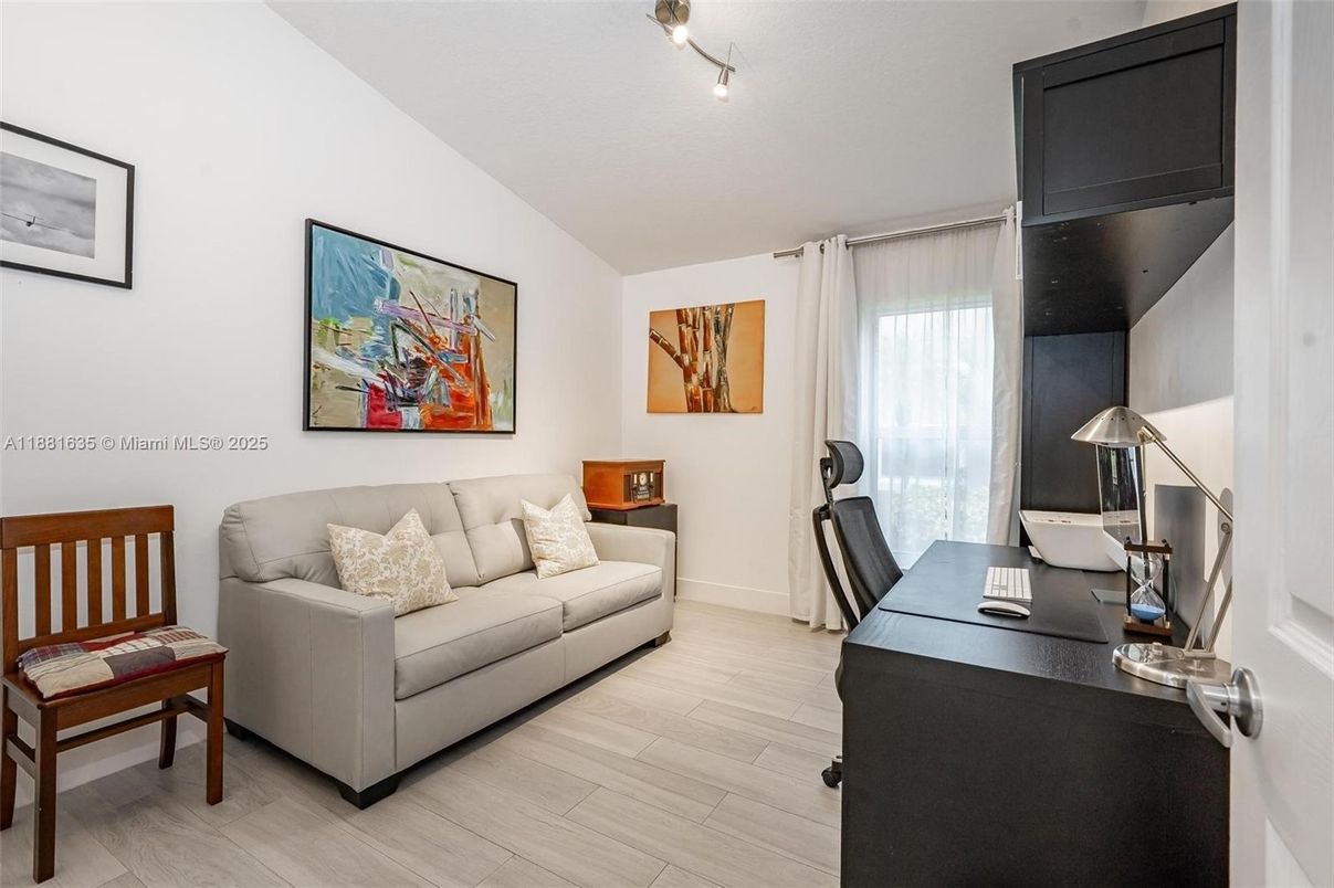 Home Office, Interior, Wood Texture Flooring