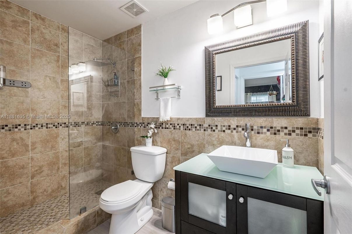 Bathroom, Glass Shower, Interior