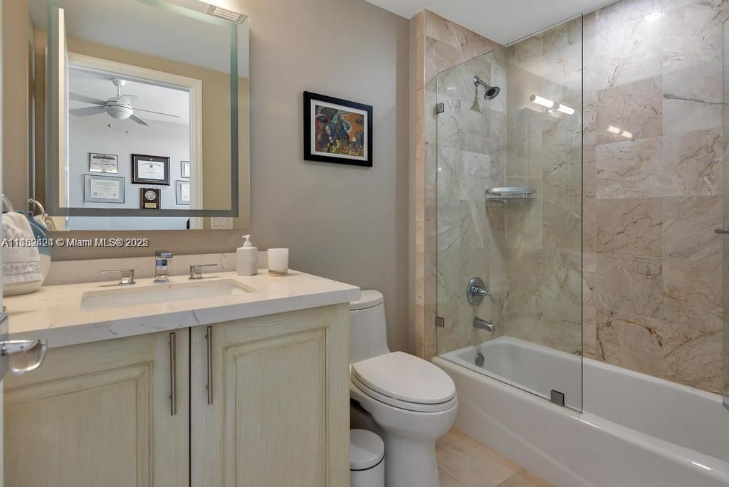 Bathroom, Glass Shower, Interior, Marble Walls