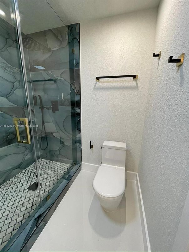 Bathroom, Glass Shower, Interior