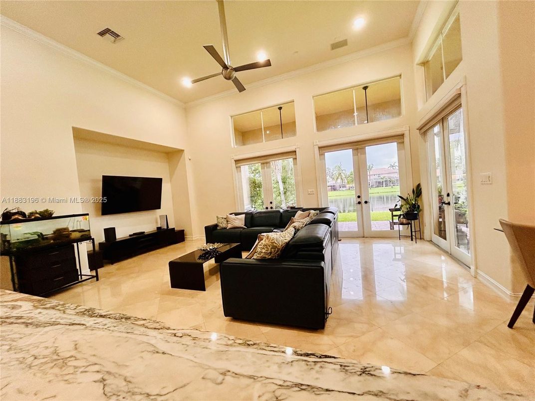Interior, Living room, Marble, Recessed Lighting