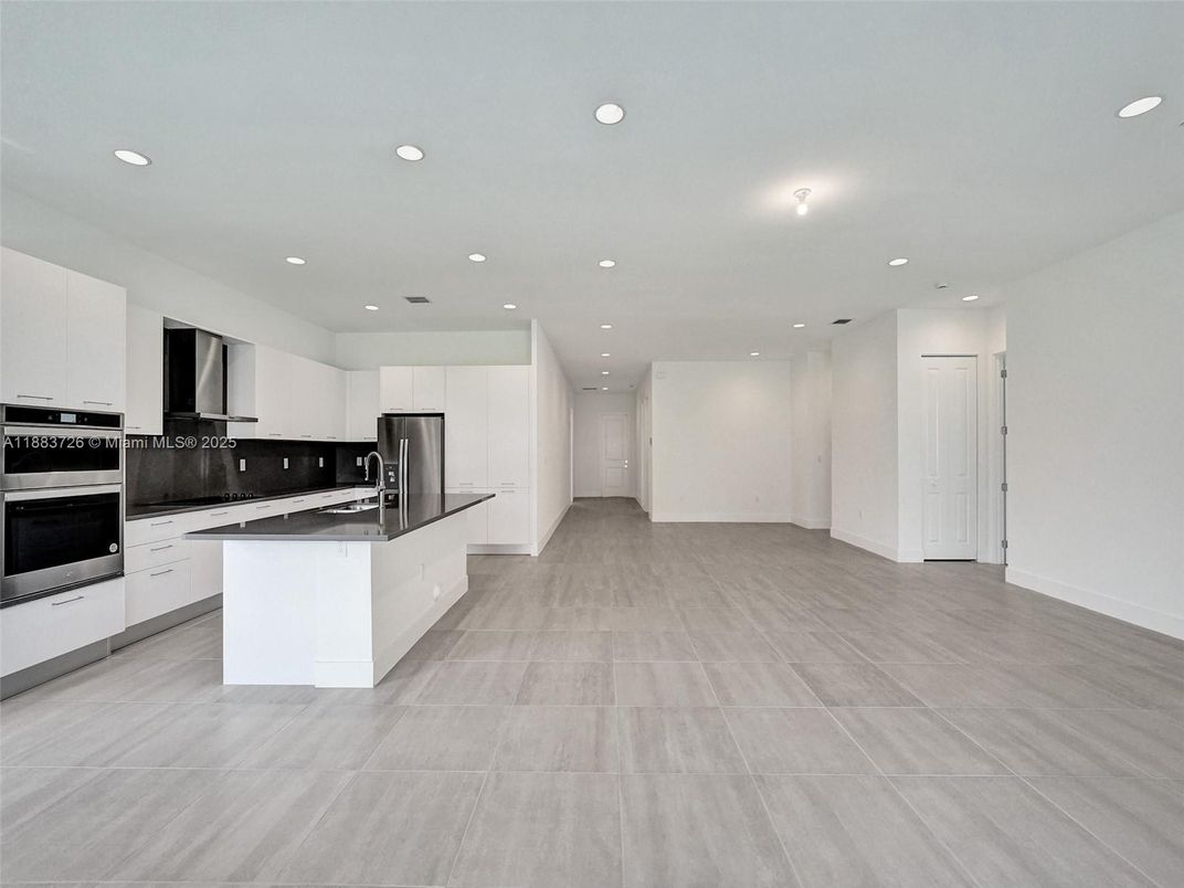 Interior, Kitchen, Recessed Lighting, Stainless Steel Appliances