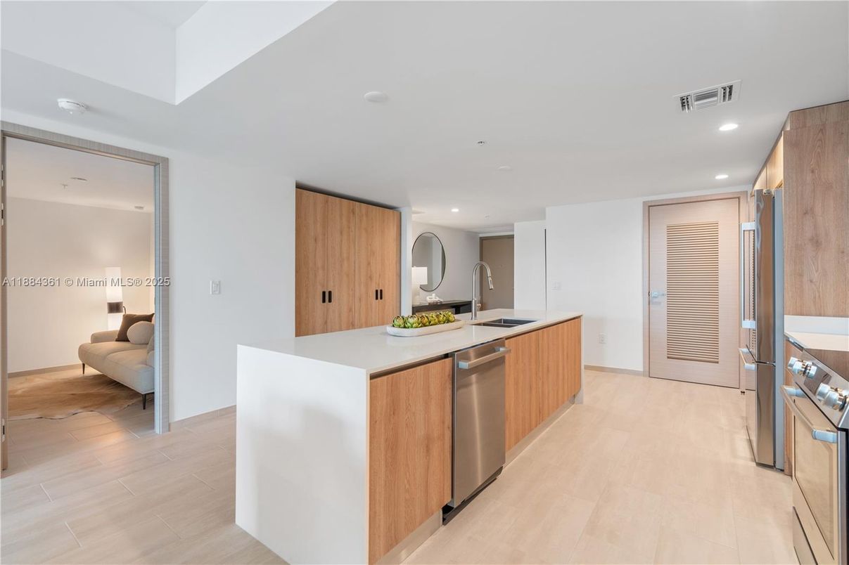 Interior, Kitchen, Recessed Lighting, Stainless Steel Appliances