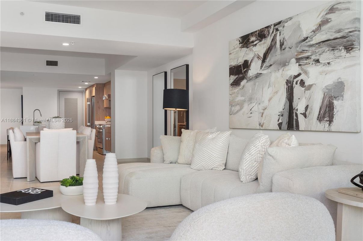 Interior, Living room, Recessed Lighting