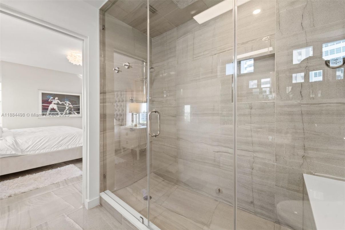 Bathroom, Bedroom, Glass Shower, Interior