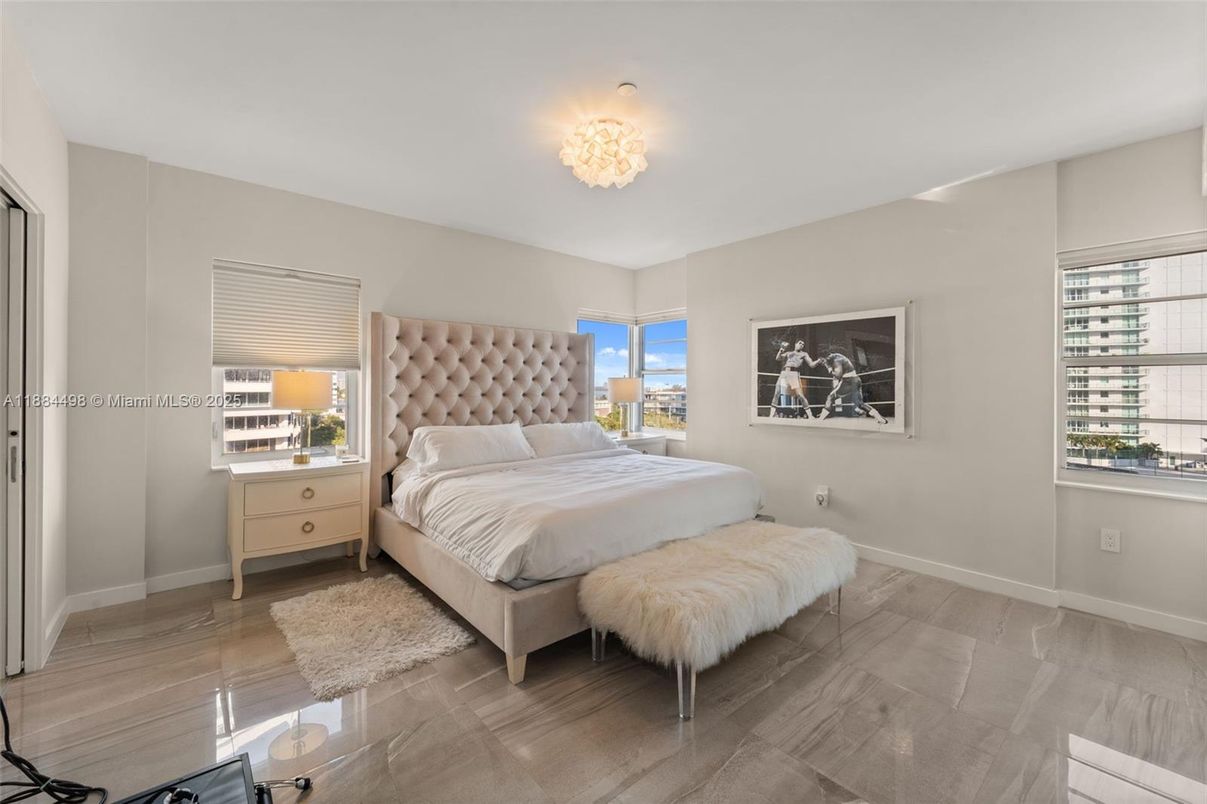 Bedroom, Chandelier, Interior, Wood Texture Flooring