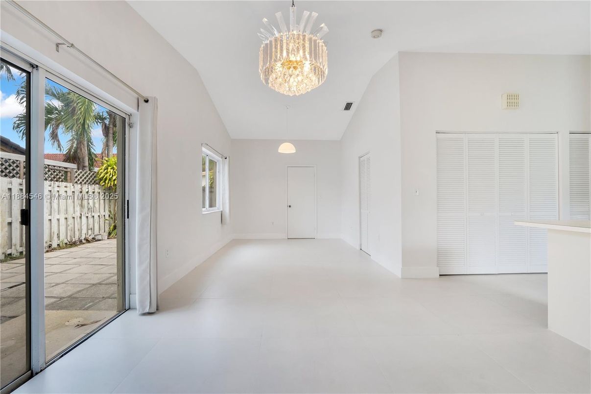 Chandelier, Empty room, Interior