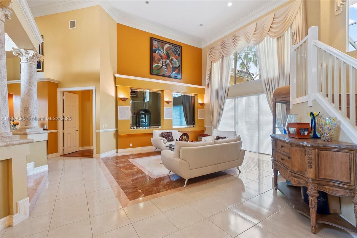 Interior, Living room, Recessed Lighting