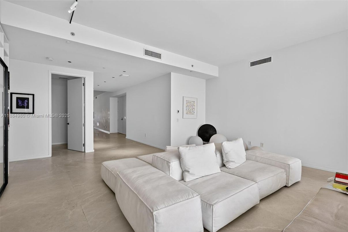 Interior, Living room, Recessed Lighting