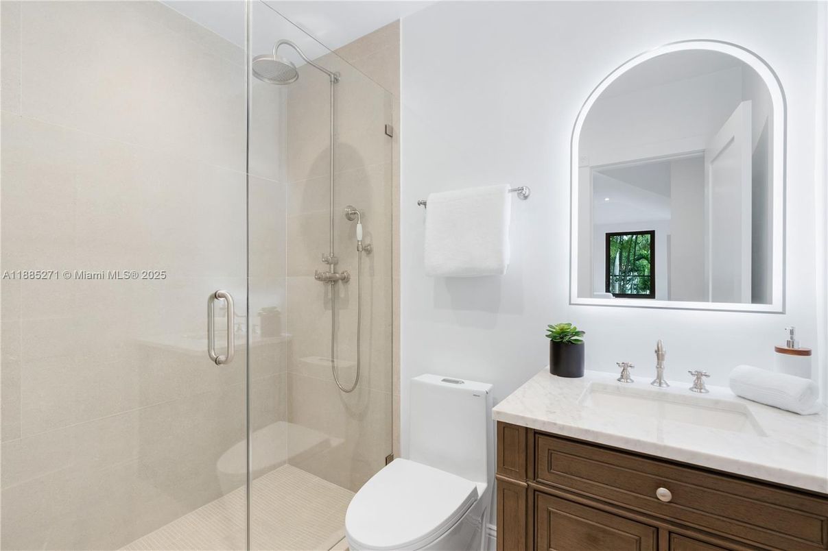 Bathroom, Glass Shower, Interior