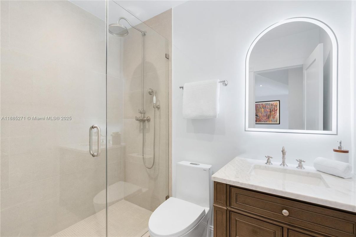 Bathroom, Glass Shower, Interior