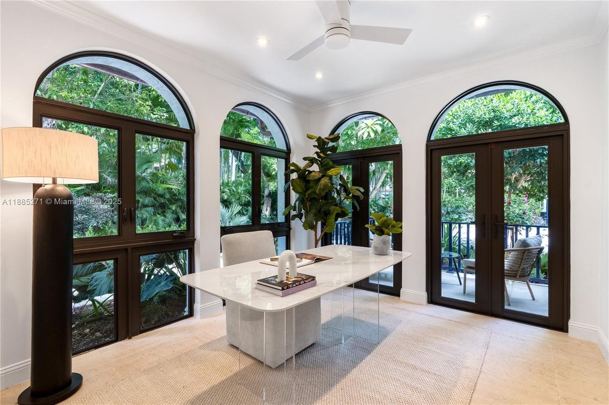 Home Office, Interior, Recessed Lighting