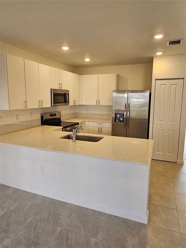 Interior, Kitchen, Recessed Lighting, Stainless Steel Appliances
