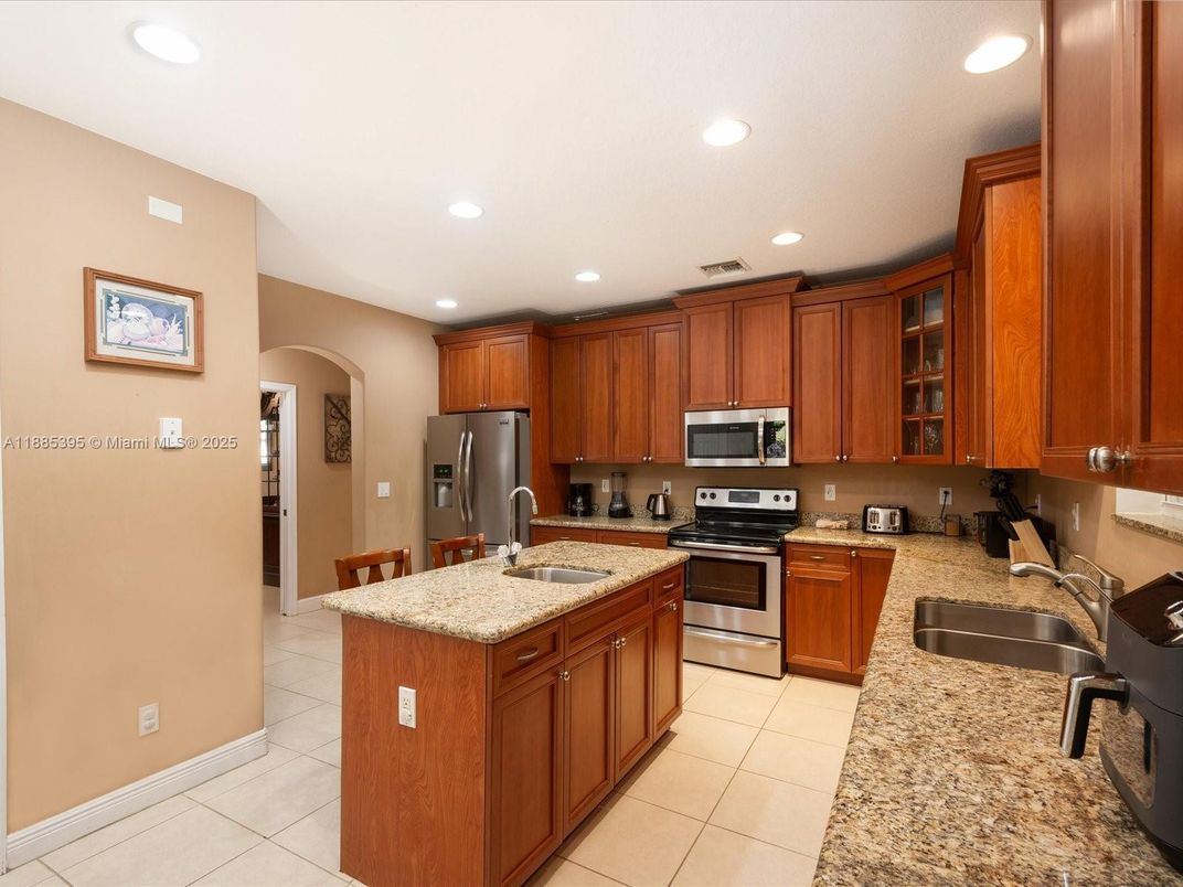 Interior, Kitchen, Recessed Lighting, Stainless Steel Appliances