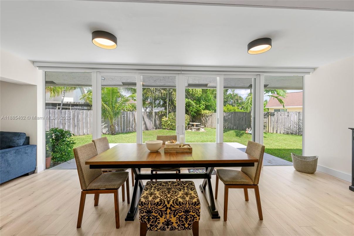Dining room, Interior, Wood Texture Flooring