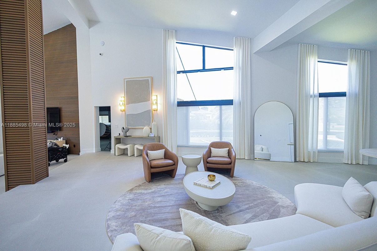 Interior, Living room, Recessed Lighting
