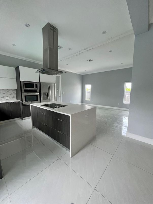 Interior, Kitchen, Recessed Lighting, Stainless Steel Appliances