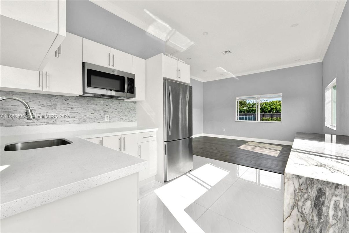 Interior, Kitchen, Wood Texture Flooring